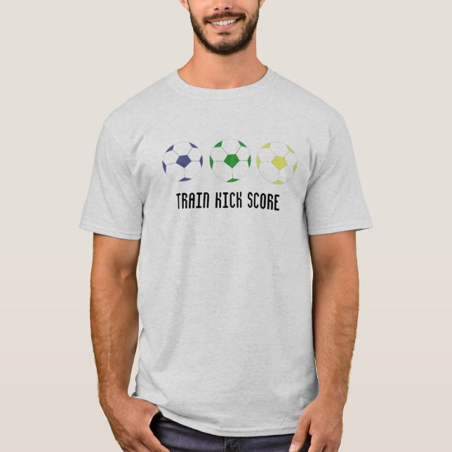 Camiseta Futebol - Treine, Chute e Marque (Frente)