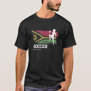 Camiseta Futebol Vanuatu Bandeira Mulheres no futebol Menin