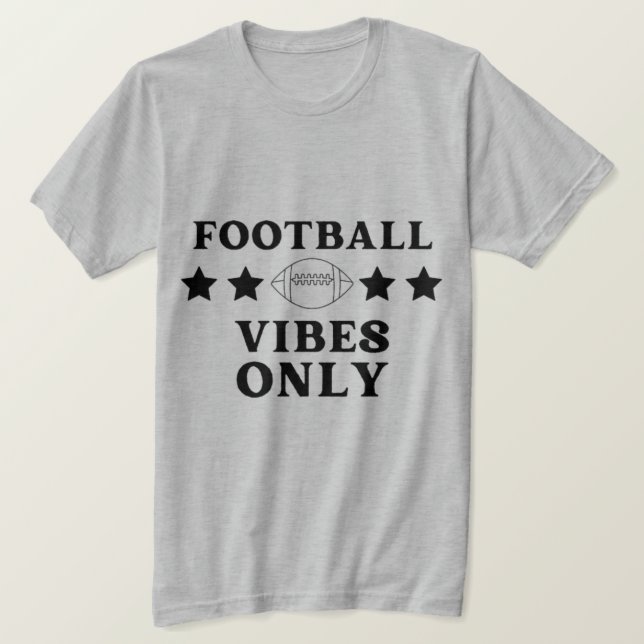 Camiseta Futebol Vibes Apenas T-Shirt Básico (Frente do Design)