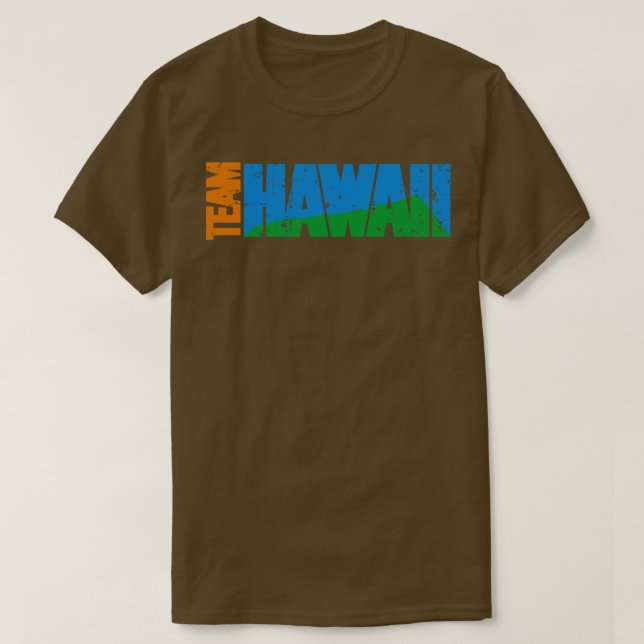 Camiseta Futebol Vintage da Equipe Hawaii 1977 (Frente do Design)