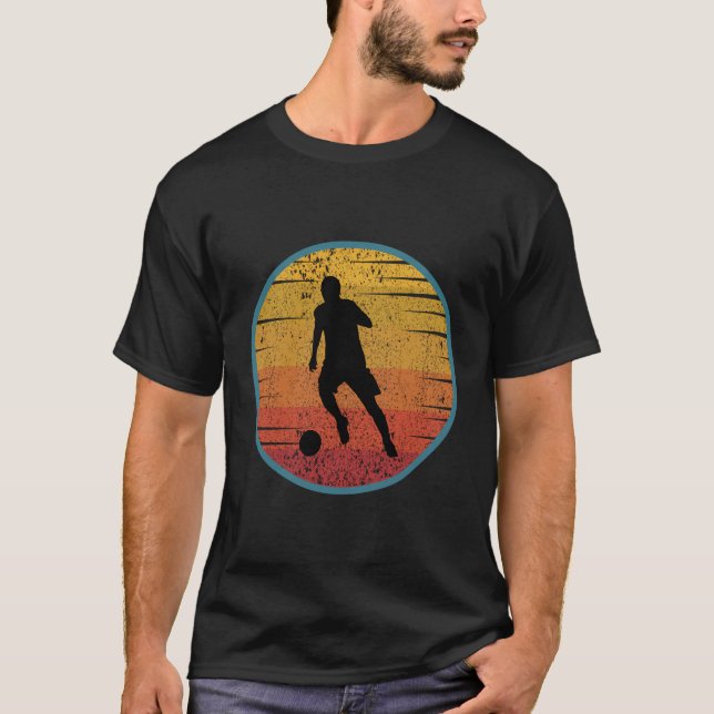 Camiseta Futebol Vintage Sunset Retro Ball Boy (Frente)