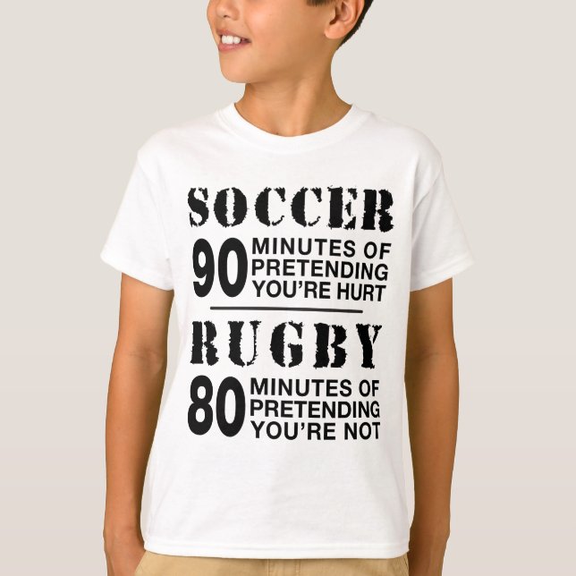 Camiseta Futebol vs Rugby (Frente)