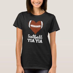 Camiseta Futebol Yia Yia Coração de Futebol Vovó Yia Yia