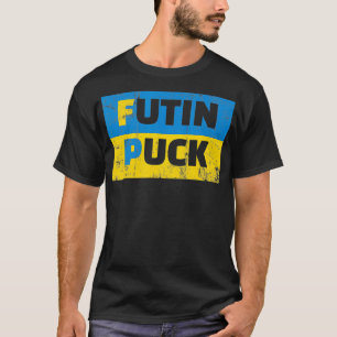 Camiseta Futin Puck Pro Ucrânia para mais paz do mundo