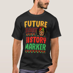 Camiseta Futura Criadora de História Negra Afro-Africana