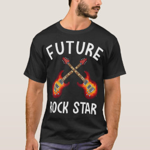 Camiseta Futura Estrela do Rock Banda de Guitarra Meninas e