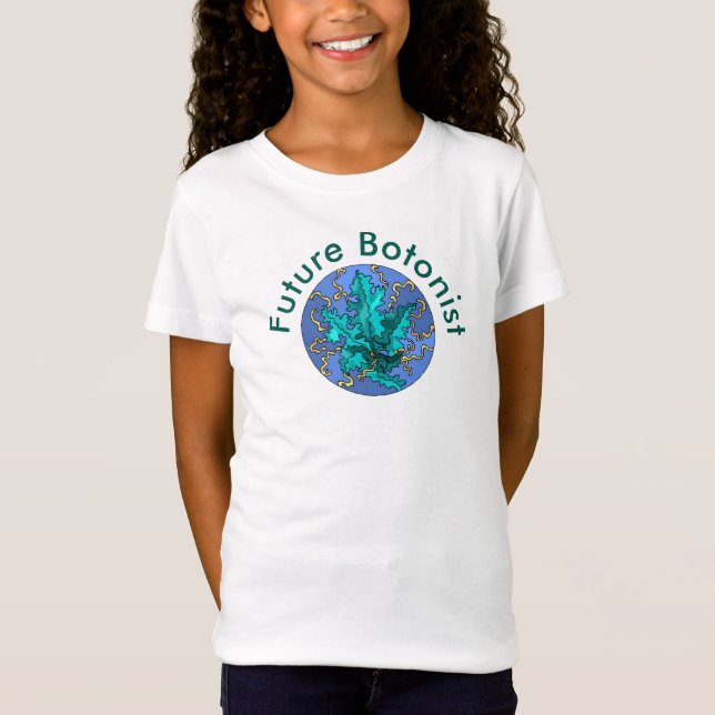 Camiseta Futura Fábrica Botânica de Teal (Frente)