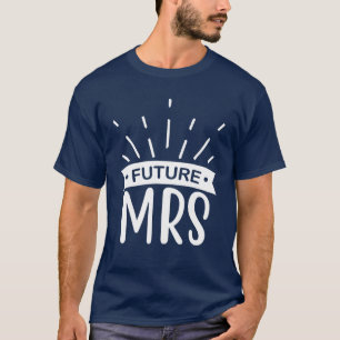 Camiseta Futura Senhora Festa de Casamento e Festa de Despe