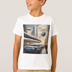 Camiseta Futura Viagem: Explorar amanhã