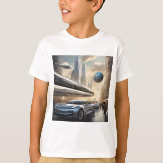 Camiseta Futura Viagem: Explorar amanhã