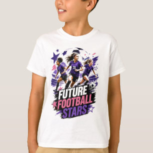 Camiseta Futuras Estrelas do Futebol Futebol Feminino Inspi