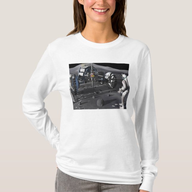 Camiseta Futuras missões de exploração do espaço (Frente)