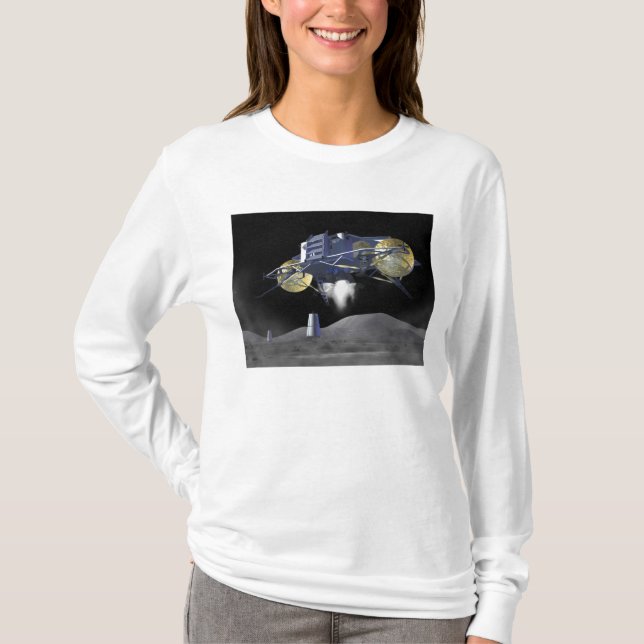 Camiseta Futuras missões de exploração do espaço 4 (Frente)