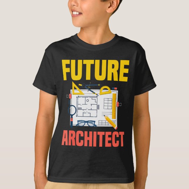 Camiseta Future Architect Funny Architecture Architect  (Frente)