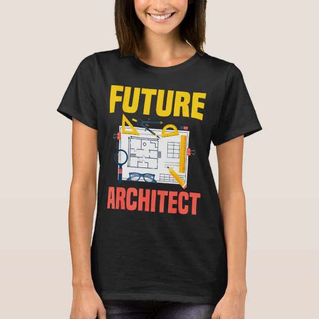 Camiseta Future Architect Funny Architecture Architect  (Frente)