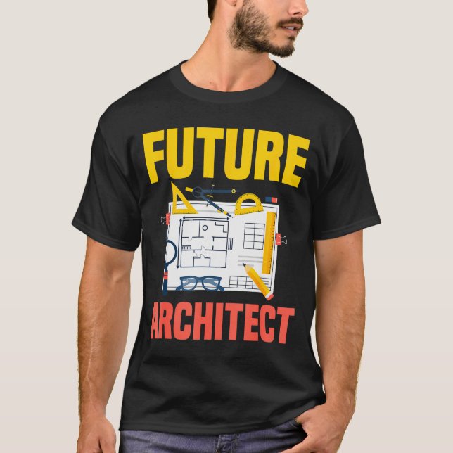 Camiseta Future Architect Funny Architecture Architect  (Frente)