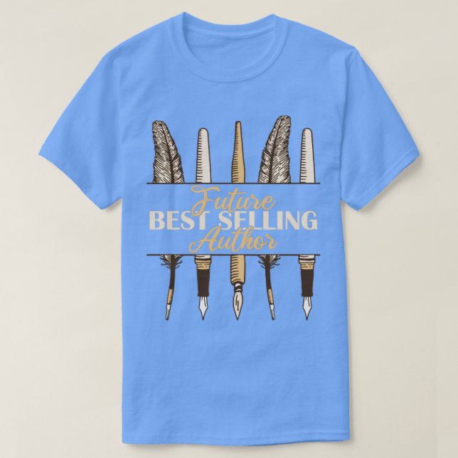 Camiseta Future Best Selling Author (Frente do Design)