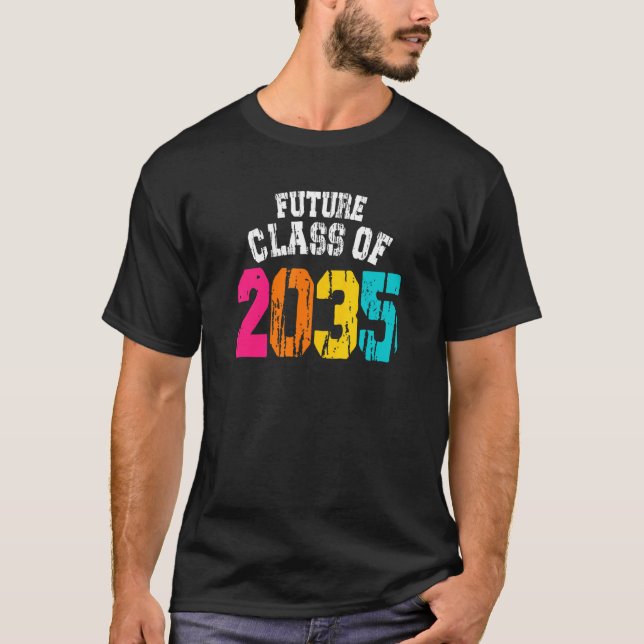 Camiseta Future Class of 2035 Kindergarten Kid 1 (Frente)