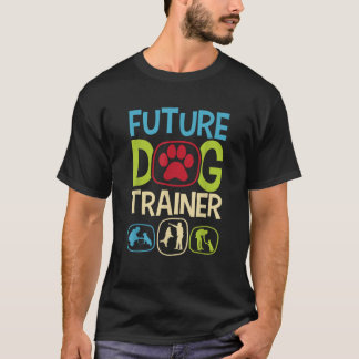 Camiseta Future Dog Trainer Animal Lover Agility Handler  f