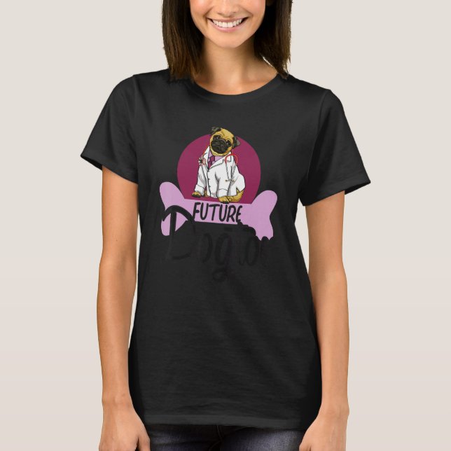 Camiseta Future Dogtor Dog   Women Corgi Doggy Love (Frente)