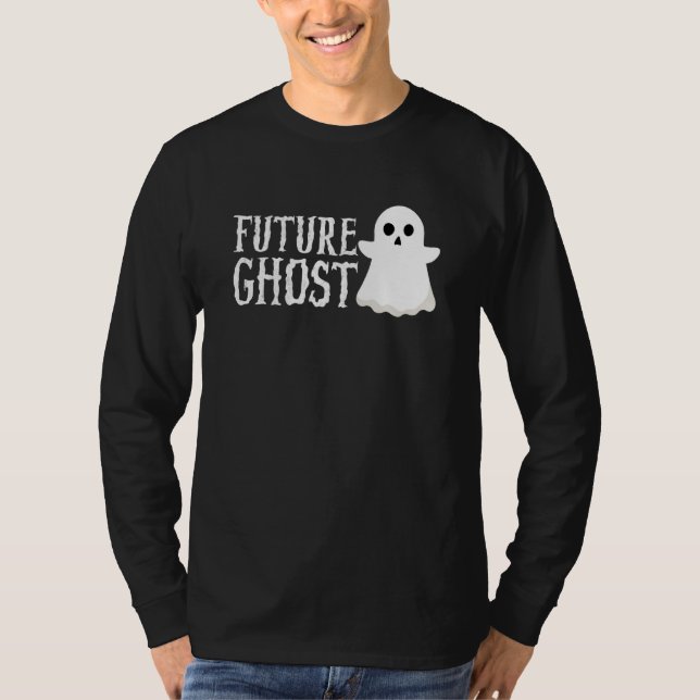 Camiseta Future Ghost Simple Halloween Costume Scary Ghost  (Frente)