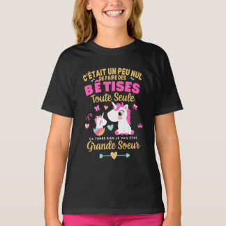 Camiseta Future Grande Sœur 2026 Je Vais être Grande Soeur 