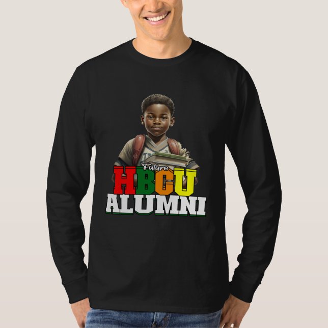 Camiseta Future HBCU Grad Alumni Apparel Black college For  (Frente)