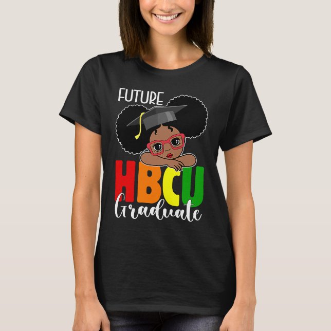 Camiseta Future HBCU Grad Girl Graduation HBCU Future Colle (Frente)
