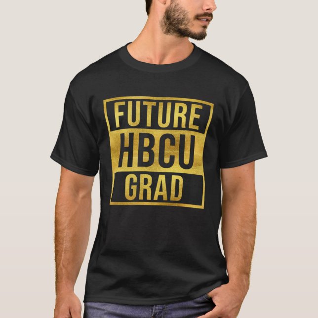 Camiseta Future HBCU Grad Graduate Afro Boys Girls College  (Frente)
