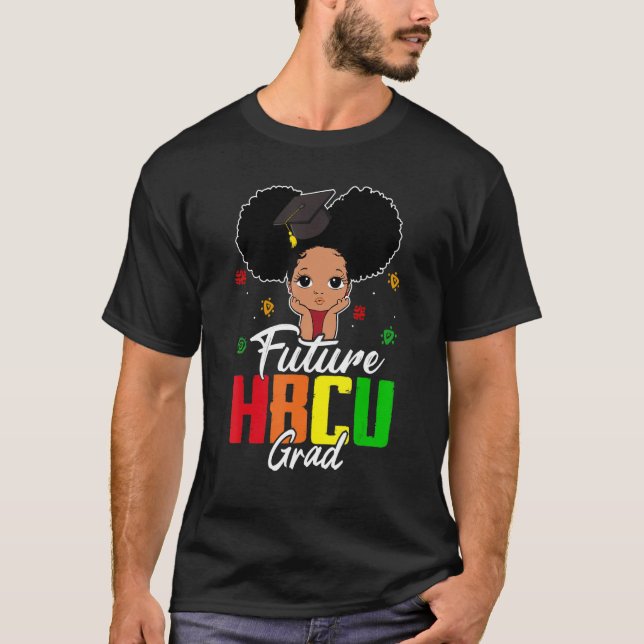 Camiseta Future HBCU Grad History Black College Girl Women  (Frente)