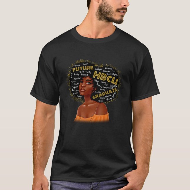 Camiseta Future HBCU Grad History Black College Girl Women  (Frente)
