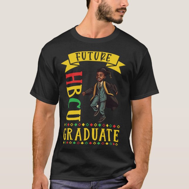 Camiseta Future HBCU Grad History Black College Youth Black (Frente)