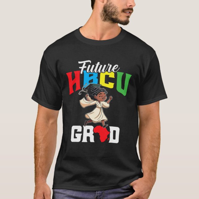 Camiseta Future HBCU Grad History Black College Youth Kids (Frente)