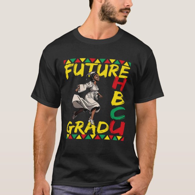 Camiseta Future HBCU Grad History Black College Youth Kids  (Frente)