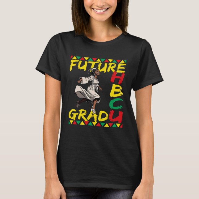 Camiseta Future HBCU Grad History Black College Youth Kids  (Frente)