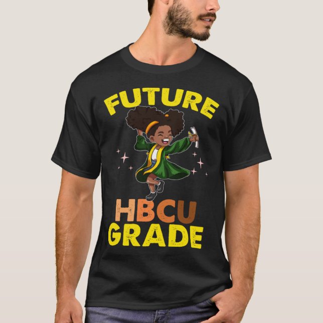 Camiseta Future HBCU Grad History Black College Youth Kids  (Frente)