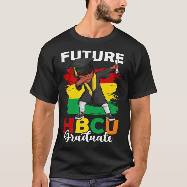 Camiseta Future HBCU Graduate Happy Last Day Of School Blac (Frente)