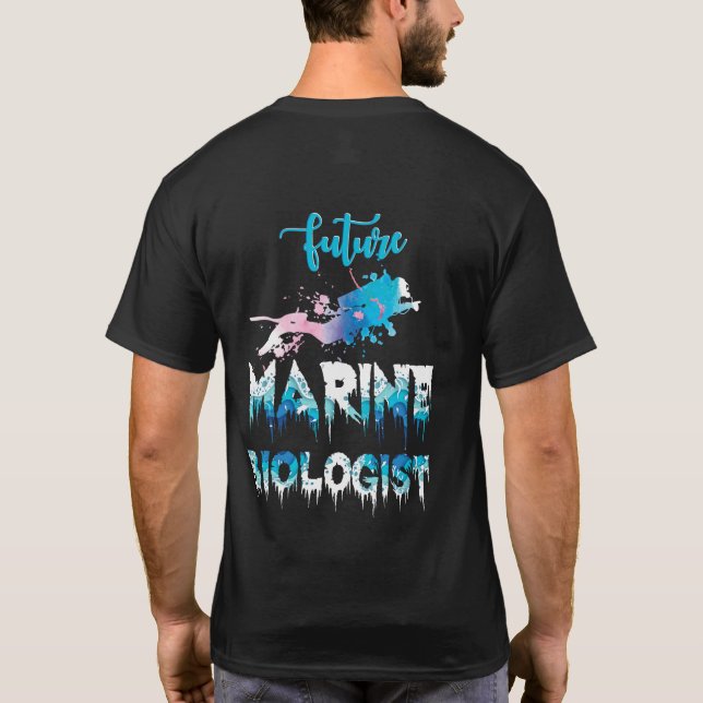 Camiseta Future Marine Biologist Ocean Student Biology Gift (Verso)