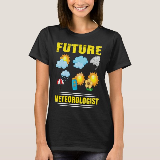 Camiseta Future Meteorologist Climate Weather Meteorology (Frente)