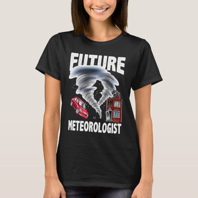 Camiseta Future Meteorologist Climate Weather Meteorology (Frente)