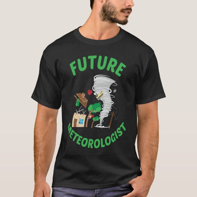 Camiseta Future Meteorologist Kid Cute Weather Forecast Met (Frente)