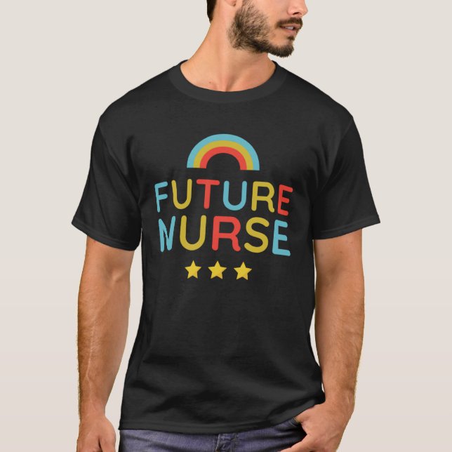 Camiseta FUTURE NURSE Grad Ambition Goal Student Crew Affir (Frente)