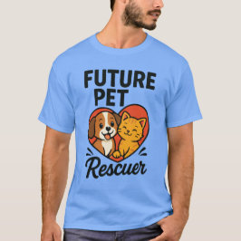 Camiseta Future Pet Rescuer Cute Kids Animal Rescue 
