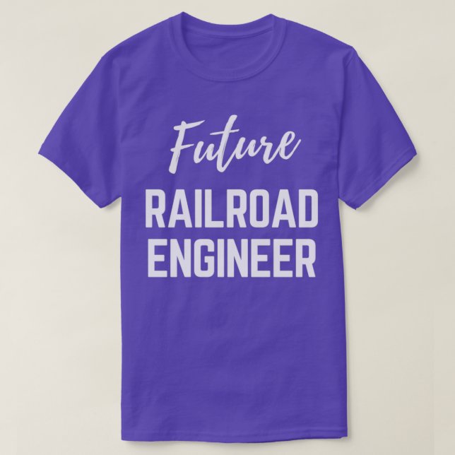 Camiseta Future Railroad Engineer (Frente do Design)