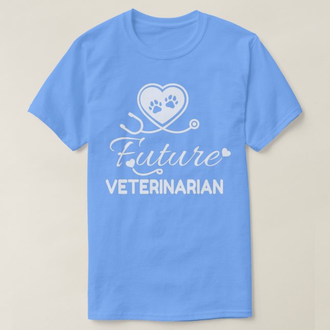 Camiseta Future Veterinarian veterinarian schoolvet student (Frente do Design)