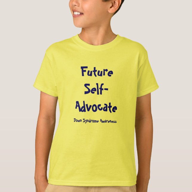 Camiseta FutureSelf-Advogado, consciência de Síndrome de (Frente)