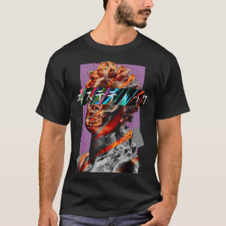Camiseta Futurismo Japonês Vaporwave Estético
