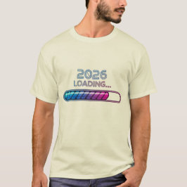 Camiseta Futurista Neon Ano Novo 2026 Carregando…
