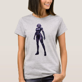 Camiseta Futuristic Armored Mercenary Goth Style Tee