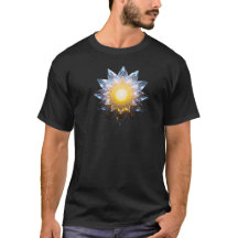 Futuristic Crystal Lotus • Geometric Sci-Fi Energy